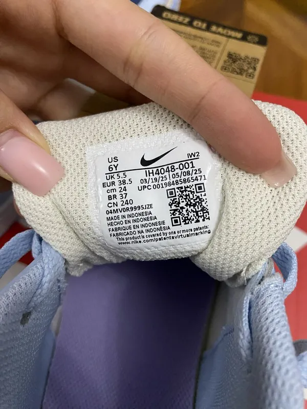 Nike Court Vision Low GS голубые/бело-голубые — фото 1