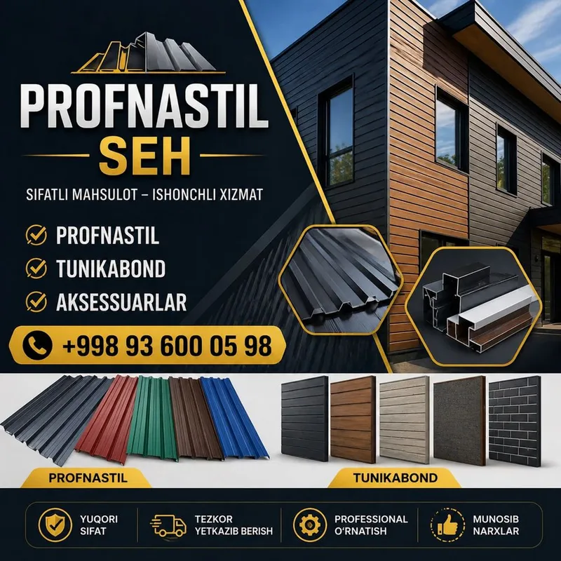 profnastil yangi toshkent seh yangibozor