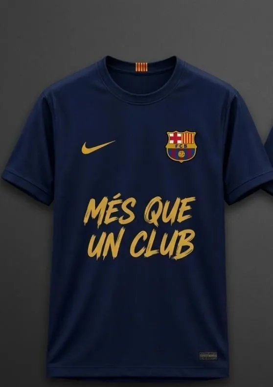 Barselona muxlislari uchun futbolka 2 Barselona muxlislari uchun futbolka 2