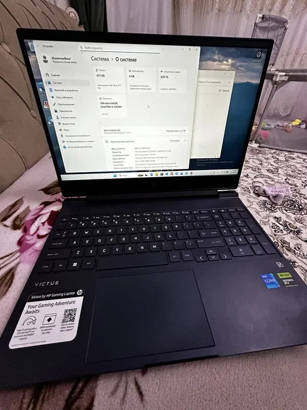 HP Victus 15 Intel Core i5-13420H 8gb 512ssd rtx3050 6gb — фото 1
