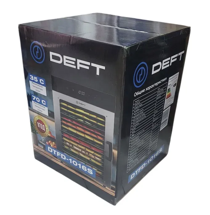 Сушилка для фруктов и овощей Deft DTFD-1016S