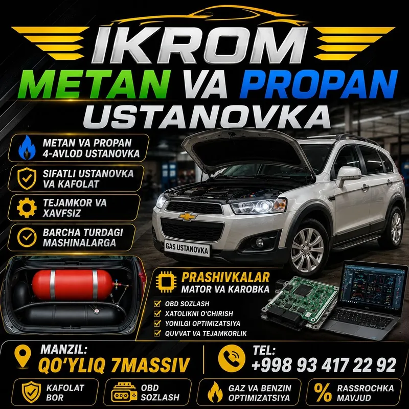 Propan Metan ustanovka Muddatli toʻlovga — фото 4