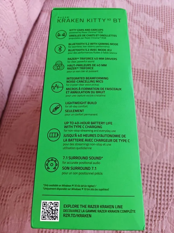 Razer Kraken Kitty v2 BT (беспроводные наушники) 3 Razer Kraken Kitty v2 BT (беспроводные наушники) 3