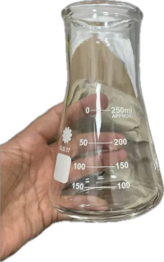 Konussimon kolba (Erlenmeyer kolbasi), 250 ml Konussimon kolba (Erlenmeyer kolbasi), 250 ml