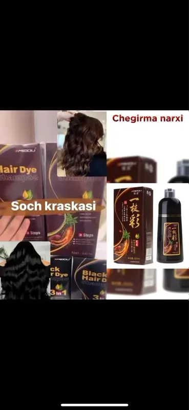 Soch Kraskasi Shampun – Tez va Oson — фото 4