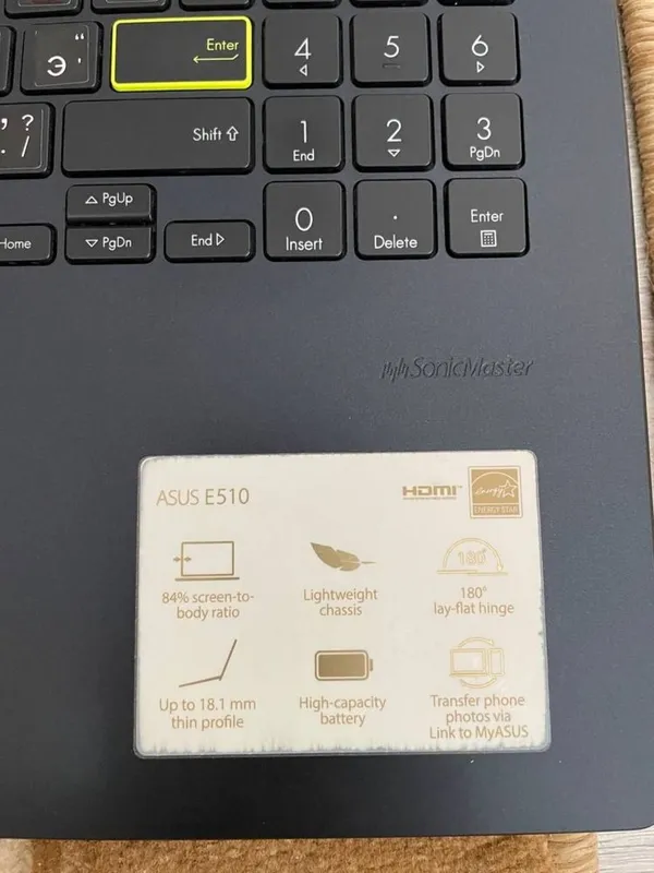 ASUS E510 4/128 gb black — фото 1