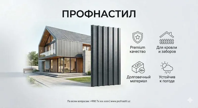 Оцинкованный, рангли Профнастил, profnastil, tunka, tunika Арзон нархл