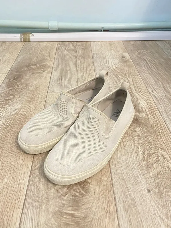Белые кеды Zara — фото 1