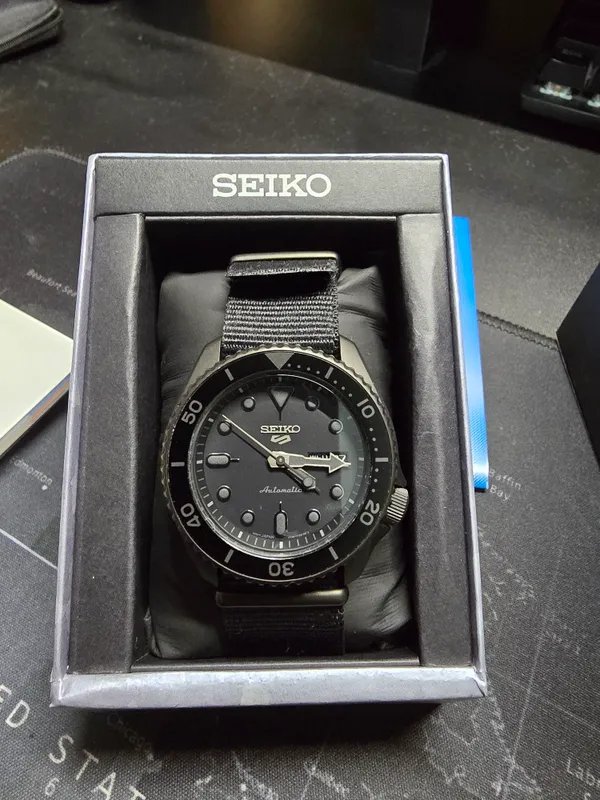 Seiko 5 Sports Automatic "Stealth" SRPD79