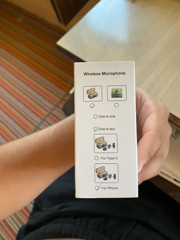 Симсиз микрофон (Wireless Microphone) 2.4G, янги 3