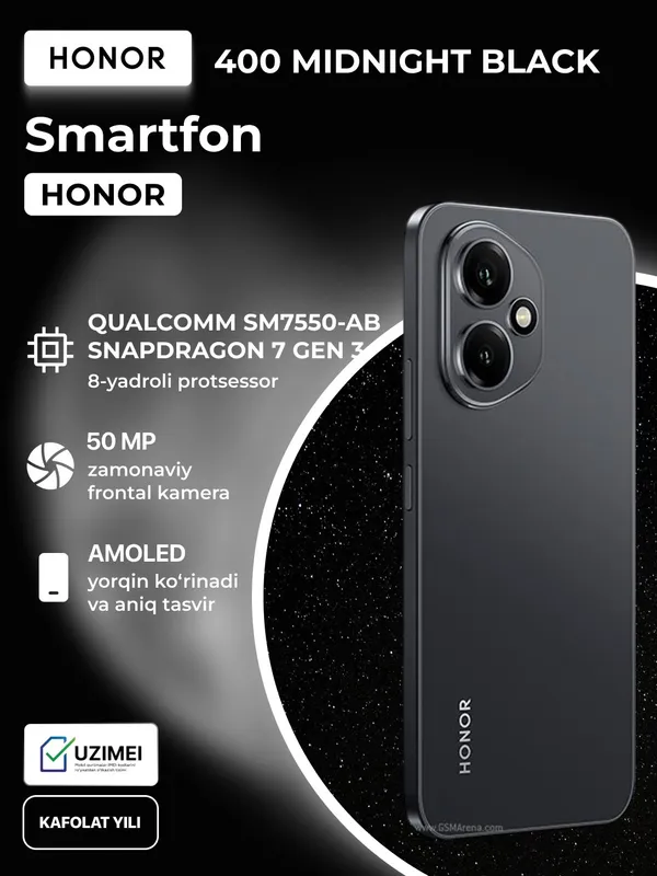 Смартфон HONOR 400, 12+256, AMOLED, eSIM — фото 6