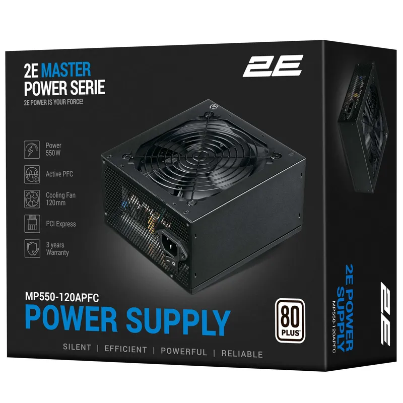 2E Master Power 550W quvvat bloki 1 2E Master Power 550W quvvat bloki 1