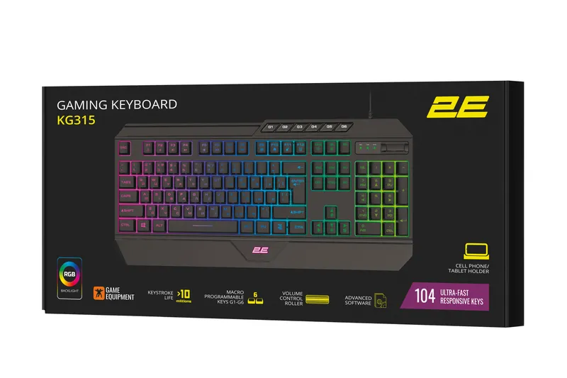 Клавиатура 2E Gaming Keyboard KG315 — фото 7