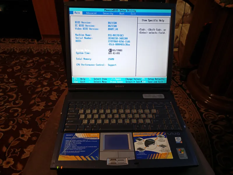 Vintage Sony noutbuki 4 Vintage Sony noutbuki 4
