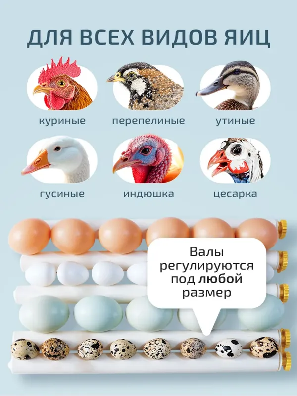 Автоматический инкубатор яиц с автоповоротом — фото 7