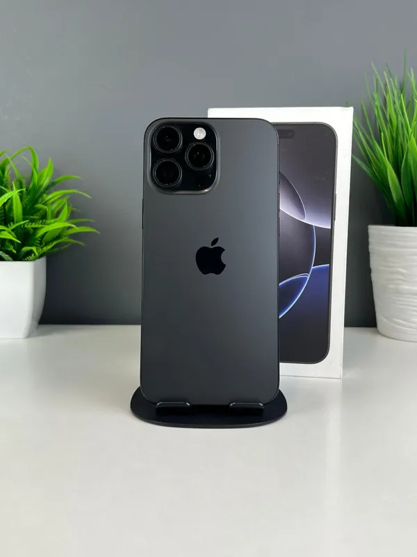 iPhone 16 ProMax 256Gb Black Akk: 100% Kelwamiz