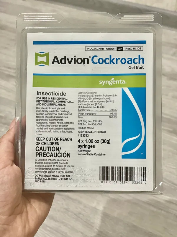 Advion tarakanlarga qarshi shprits 2 Advion tarakanlarga qarshi shprits 2