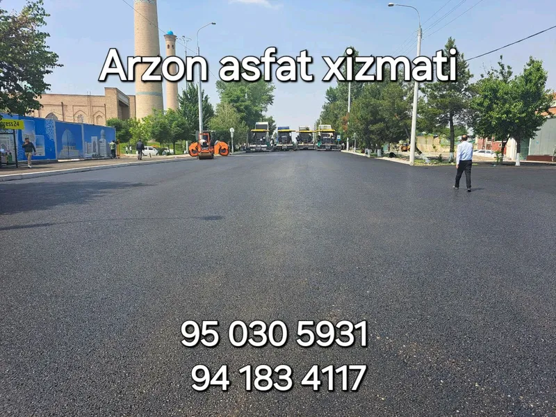 Asfalt qilish xizmati Asfalt qilish xizmati