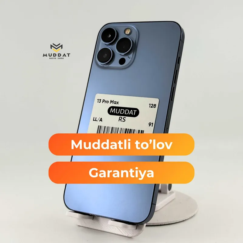 iPhone 13 Pro Max 128GB - muddatli to'lovga kafolat bilan 1