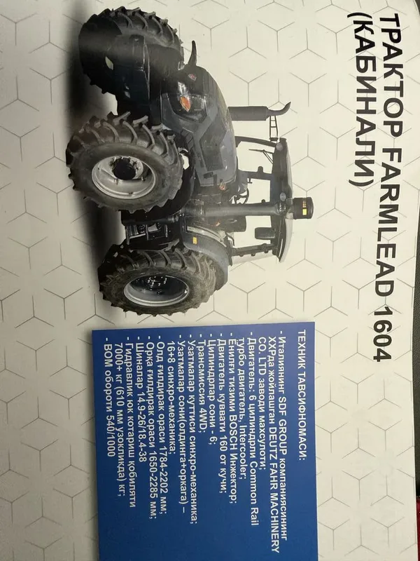 Farm Lead traktorlari Sotiladii 6