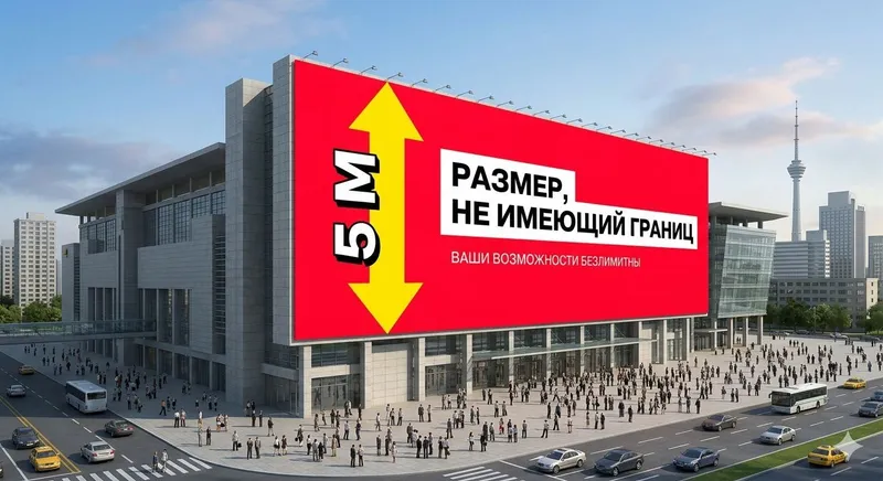 Масштаб имеет значение! УФ-печать шириной 5 метров в Ташкенте.