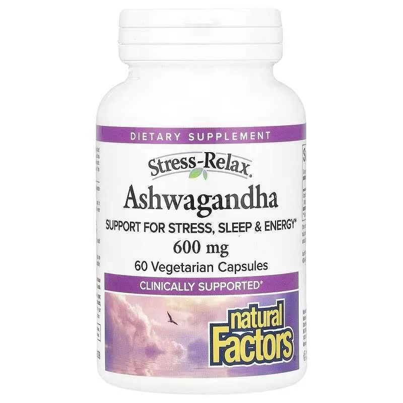 Natural Factors Stress-Relax ашваганда Ashwagandha — фото 2
