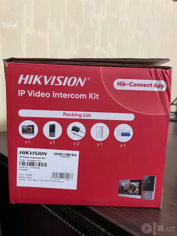 Комплект домофона Hikvision 3 Комплект домофона Hikvision 3