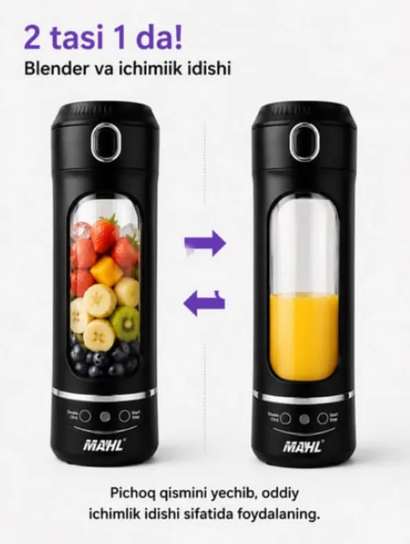 Blender USB Mini Blender AJ-02 Sheyker Шейкер 1