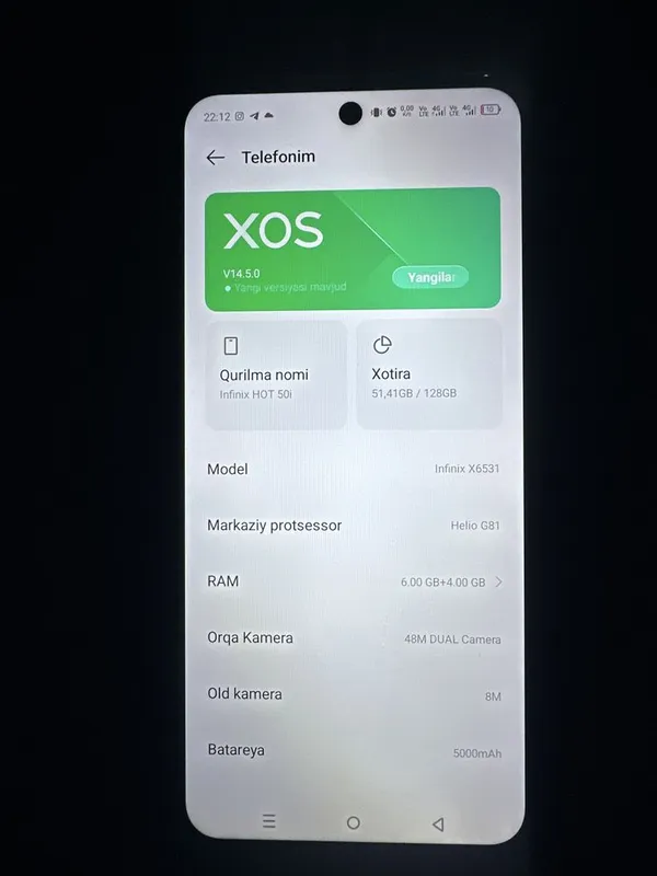 INFINIX hot50i 950000 kalishiladi 3 INFINIX hot50i 950000 kalishiladi 3