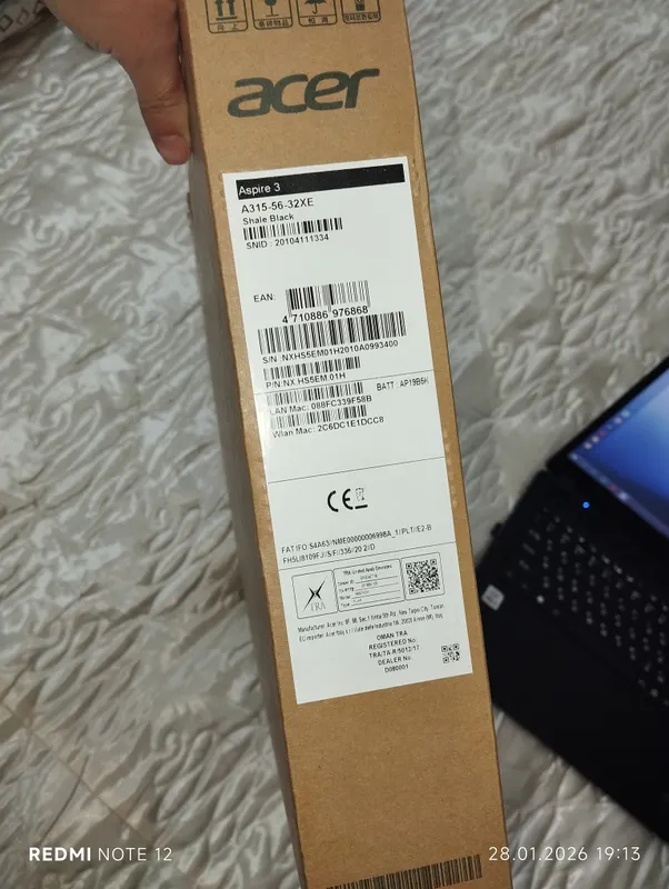 ACER noutbuk 5 ACER noutbuk 5