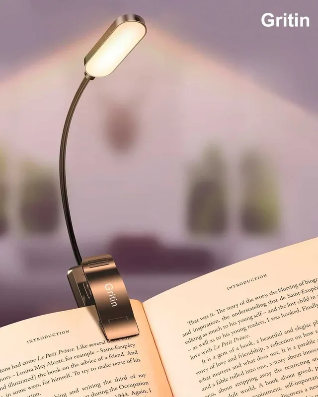 Лампа для чтения с клипсой Gritin Book Lamp