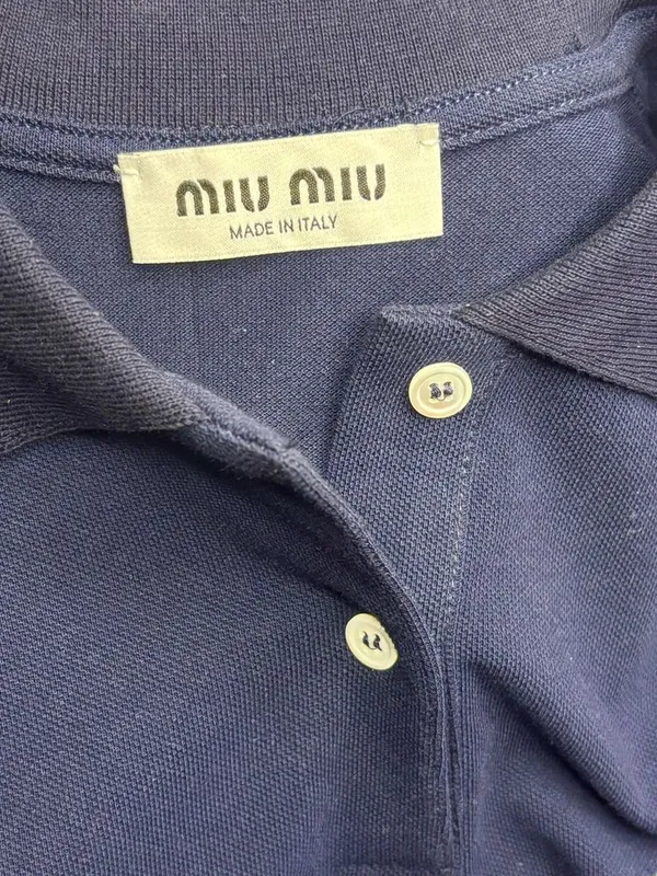 Miu Miu Navy-Blue Polo — фото 2