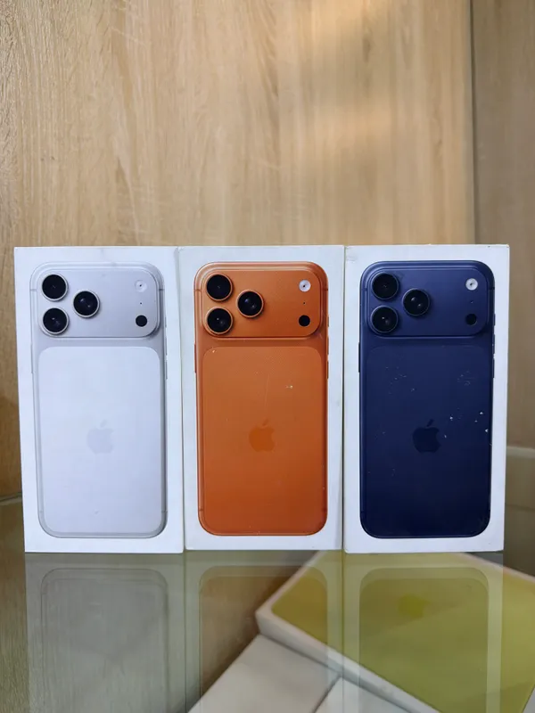 Iphone 17 Pro Max Silver/Orange/Deep blue