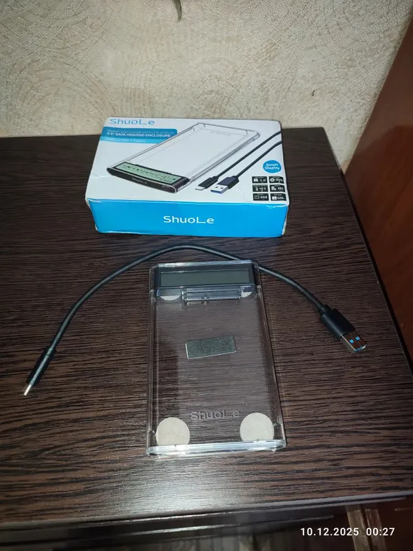 Корпус USB 3.0 для HDD и SSD с цифровым дисплеем 6 Корпус USB 3.0 для HDD и SSD с цифровым дисплеем 6
