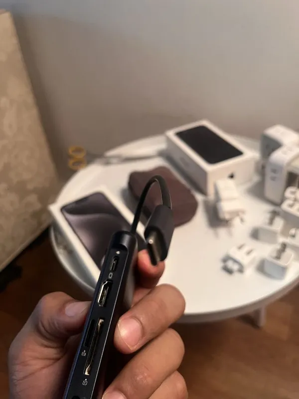 USB-C Hub Pro HDMI SD TF AUX для MacBook / iPad / Laptop — фото 5