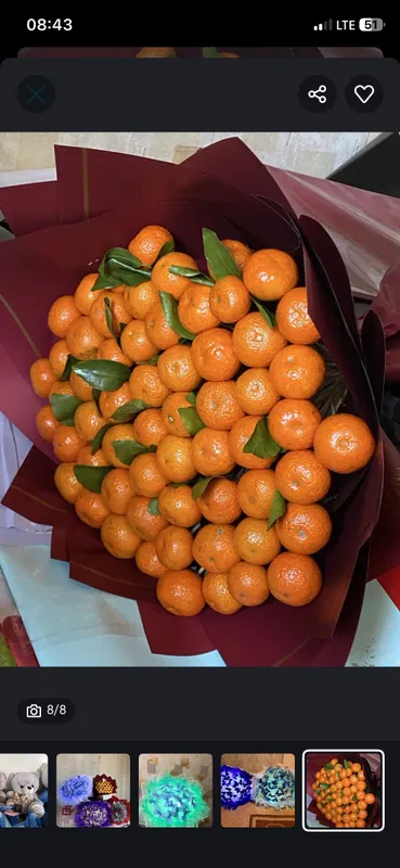 Букет из мандаринов, букет из мандаринов, букет с бабочкой, долларовый букет 2 Букет из мандаринов, букет из мандаринов, букет с бабочкой, долларовый букет 2