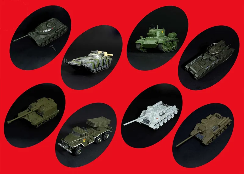 Акция 3 игрушки военной техники = 4. Масштаб 1:72. #Танки, #самолеты. — фото 1
