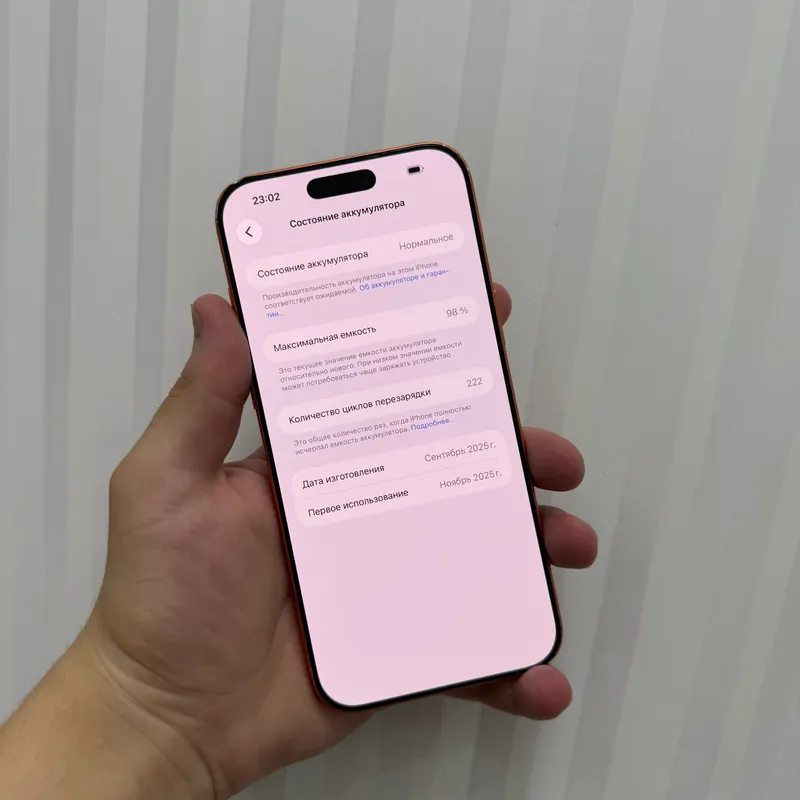 iPhone 17 ProMax 512Gb Orange Akk: 98% Kelwamiz — фото 2