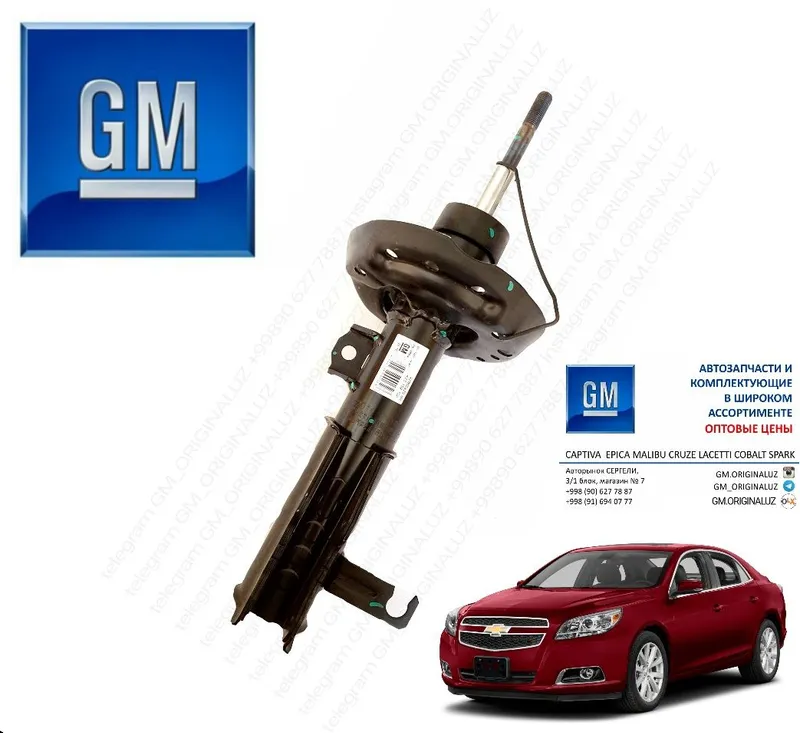 Передний и задний амортизатор GM 2
