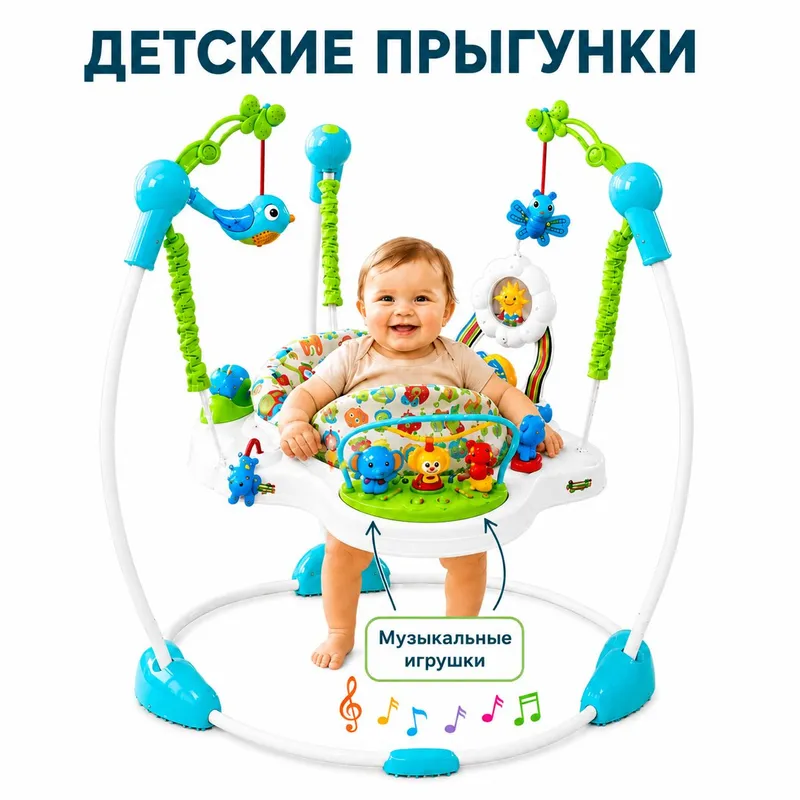 Детские ходунки-прыгунки 360° игровой центр Детские ходунки-прыгунки 360° игровой центр