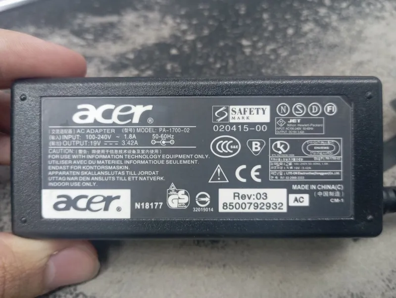 ACER зарядчики для ноутбуков