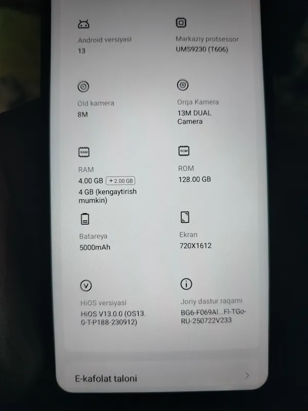 telefon zor holati idyal