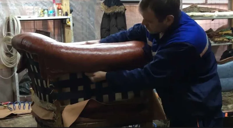 Ремонт и перетяжка мягкой мебели в Навои |Диван, кресло,замена обшивки — фото 2