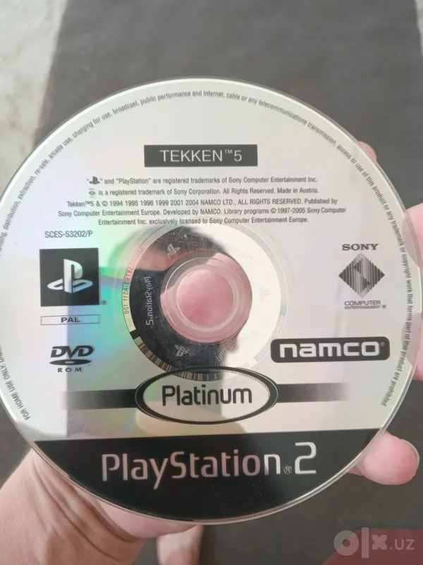Playstation 2 Tekken 5 Disk Original Playstation 2 Tekken 5 Disk Original