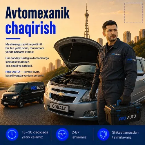 Выезд автомеханика в Ташкенте 2