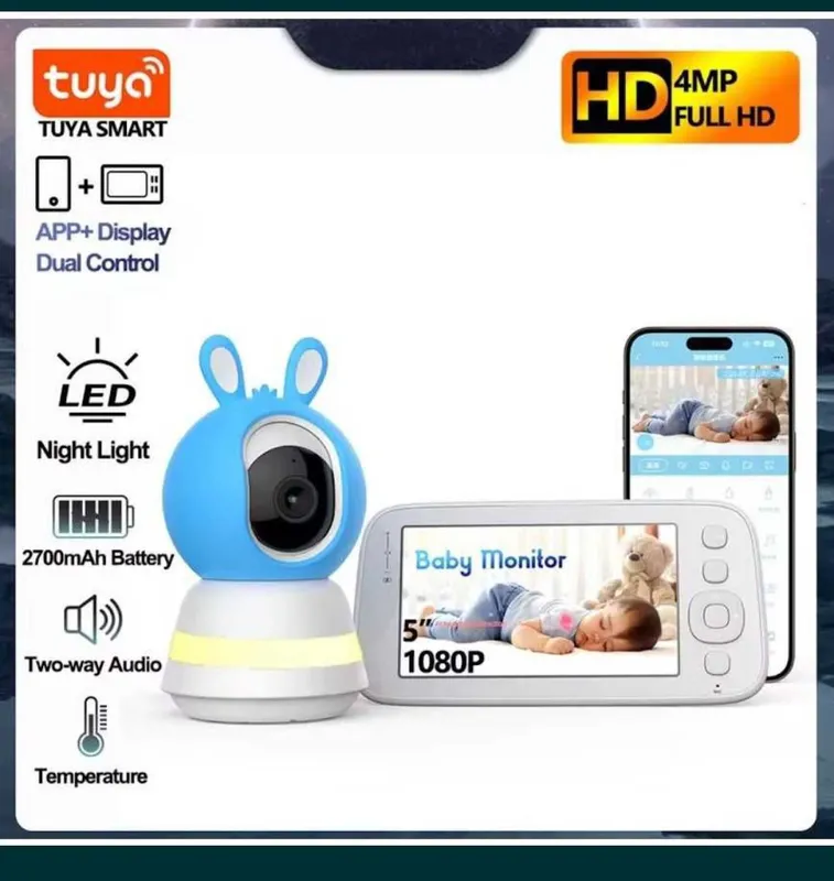 Baby Monitor — ekranli Tuya Smart video enaga Baby Monitor — ekranli Tuya Smart video enaga