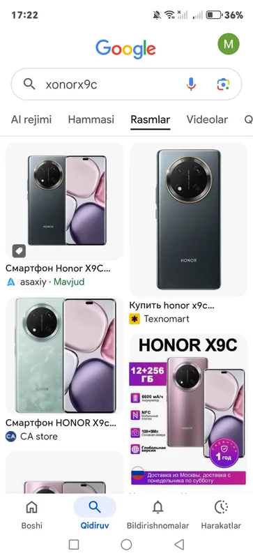 Xonor X9C sotiladi yangi telifon