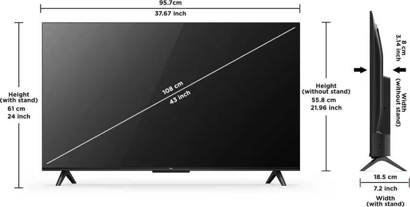 TCL 4K televizori, yangi model, 40% gacha chegirma, 100% kafolat 2