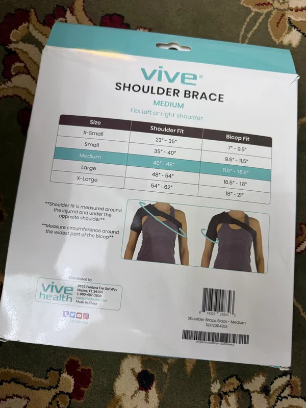 Бандаж для плеча Vive Shoulder Brace — фото 1 Бандаж для плеча Vive Shoulder Brace — фото 1