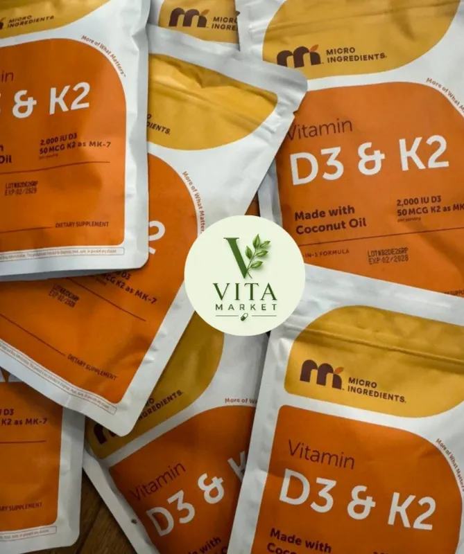 Витамин D3 K2 2000 IU 50 mcg, витамин D3 K2, D3 3